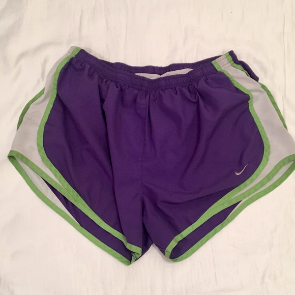 purple nike shorts